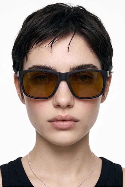 Hedra Black Brown Sunglasses
