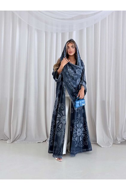 Mwt5226 - Chiffon Abaya with Cold Fabric Daily Wear