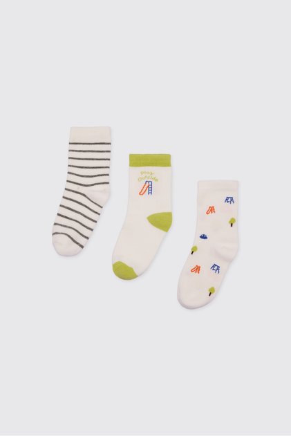 Baby Boy Ecru Socks