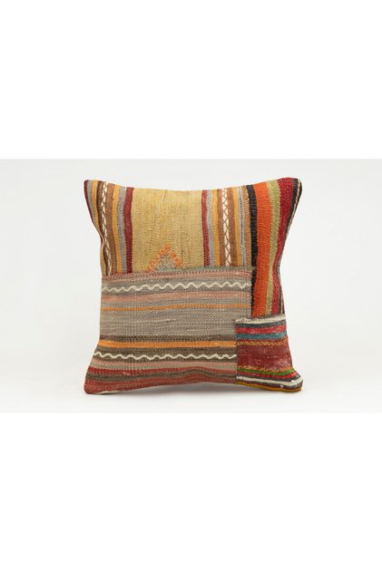 Handmade Old Kilim Rug Vintage Made in the 1930S, 1940S, 40X40 cm