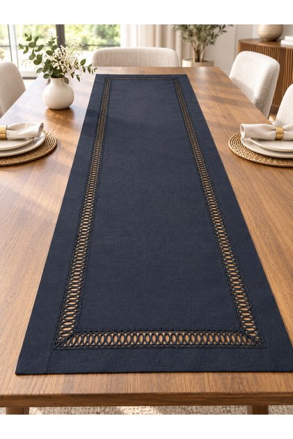 Kolber Detaylı Dertsiz Runner 45 x 150 - Siyah