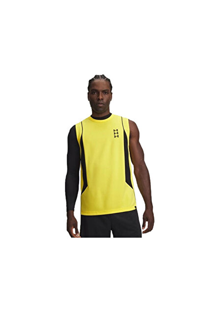 Ua m Hoops Training Tank Men's Basketball Tank Top 6010919-790 Yellow