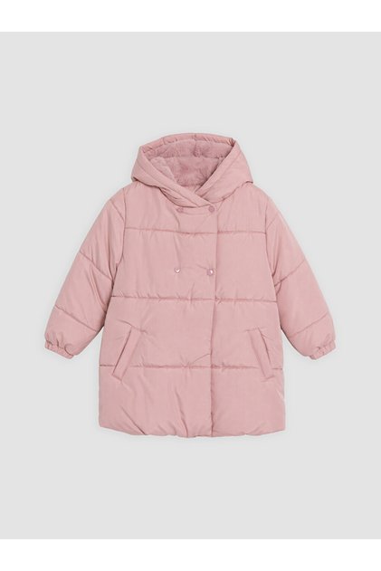 Hooded Oversize Girls' Coat