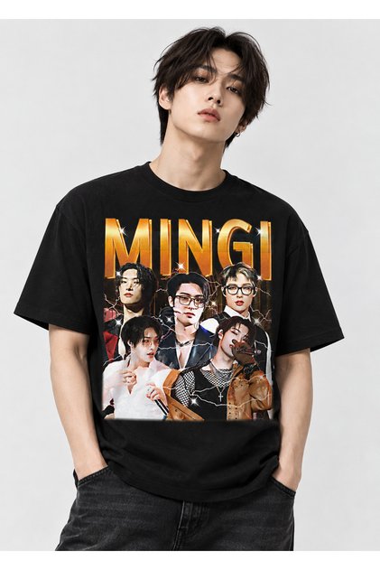 Mingi Vintage T-Shirt, Mingi Bootleg Tee, Mingi 90S Tshirt, Mingi Retro Tee, Mingi Throwback, Ateez, Rapper, Kpop T-Shirt