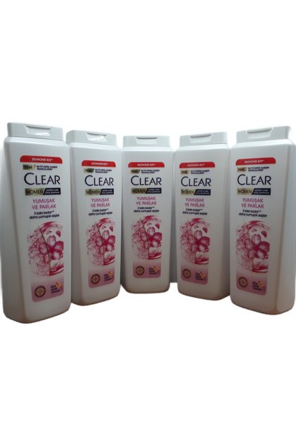Women Soft and Shiny Dandruff Shampoo 600 ml X 5 Pcs