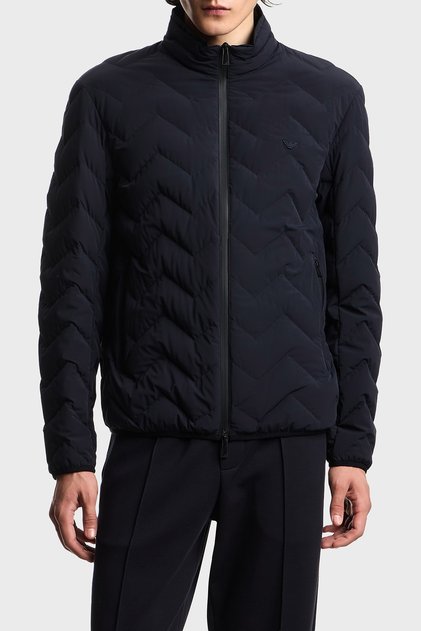 Quilted Water Repellent Stand Collar Coat Men's Coat Em004947 Af18499 Ub118