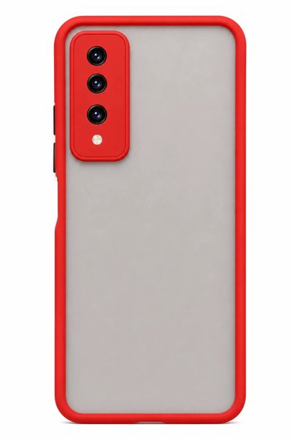 Huawei Y9 Prime 2019 Compatible Case Montreal Silicone Cover - Red