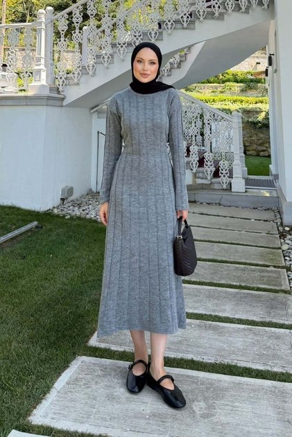 Panter Fitili Dress Gray