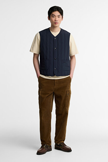 Leonard Cord Kargo Pantolon BR91 Sepia