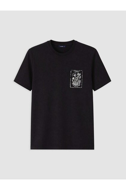 Crew Neck Printed Men's T-Shirt