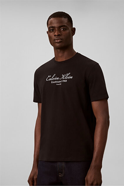 LV04RH830G SS 30S EU SCRIPT CALVIN KLEIN UB1 Černá
