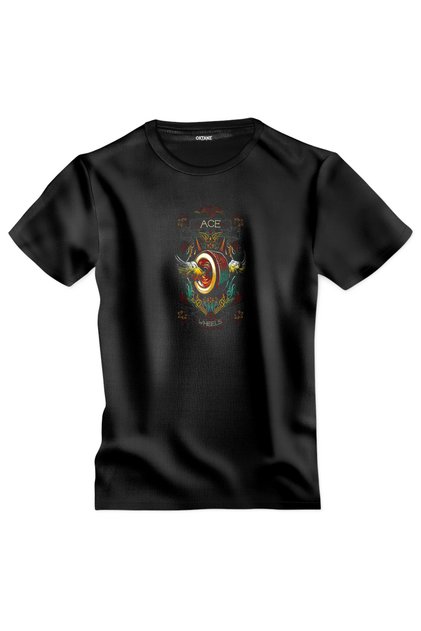 Tricou rock Ace Wheels negru S