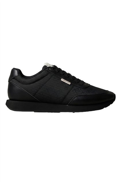 Retro Runner T Lth Aop Ny Erkek Sneaker Siyah