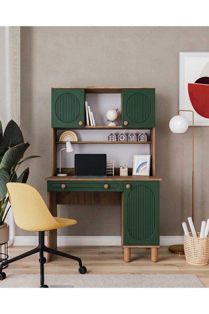 Milen Çalışma Masası / Ergonomik Tasarım / Tamamen MDF