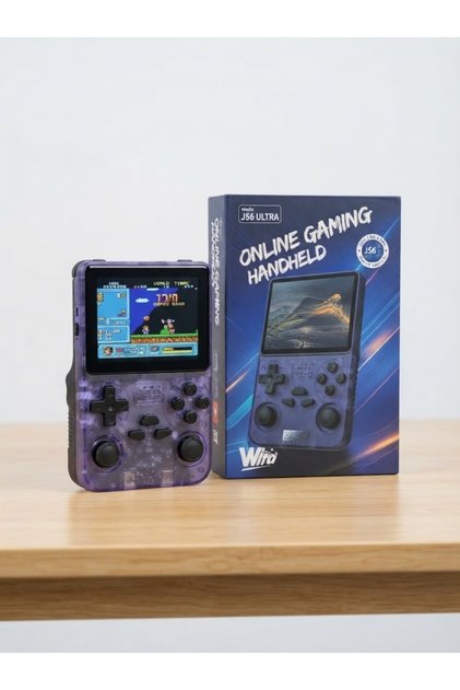 Ultra Portable Handheld Retro & Online Gaming Console, HD Display, Multi-Emulator Support, Ergonomic Dual Joystick Pocket Game Player with Built-in Speaker