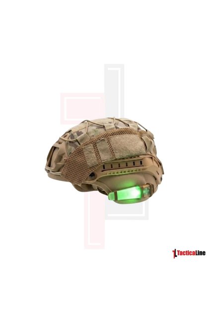 TacticalLine Yeşil LED Taktik Kask Işığı Airsoft Outdoor Hobi Aksesuarı