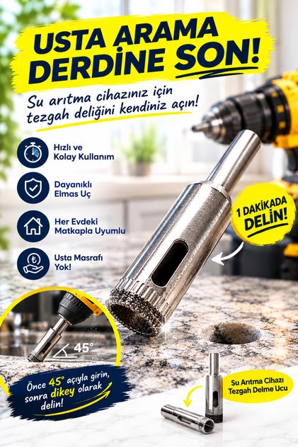 Tezgah Delme Aparatı Su Arıtma Cihazı İçin