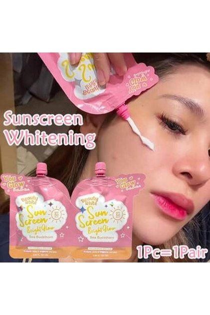Whitening and Brightening Sunscreen SPF 50+PA+++ with Elegant Nozzle