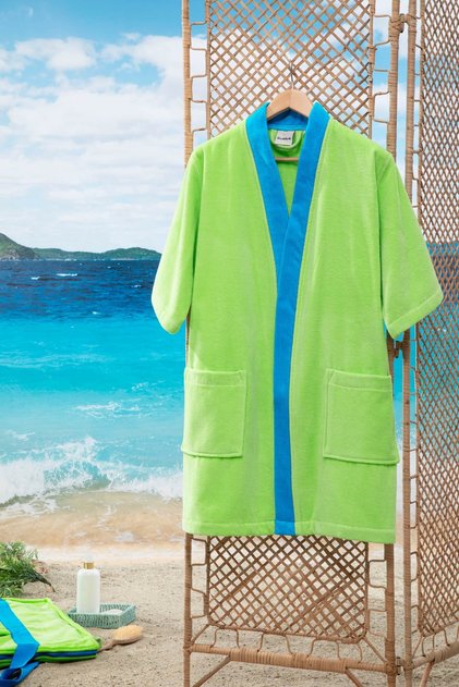 Stripe Kimono Bathrobe