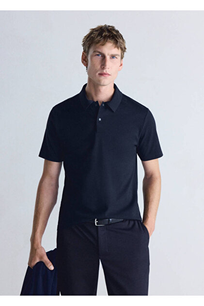Thermolite® slim fit polo yaka tişört