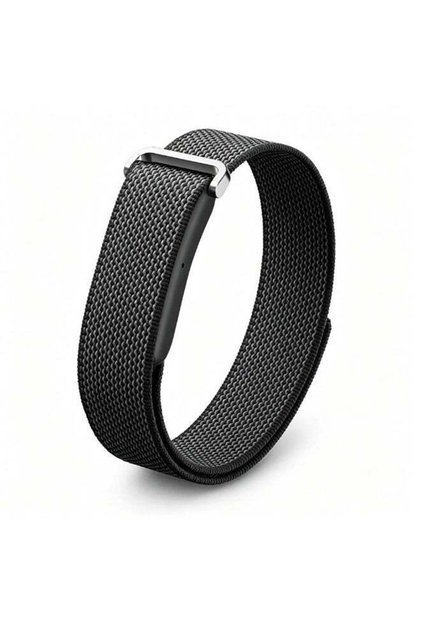 Air Band Screenless Fitness Tracker with 24/7 Heart Rate Blood Oxygen Monitoring, Sleep Tracking, Activity Tracking, Continuous HRV Monitoring and 1ATM Water Resistance Black
