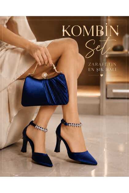 Women's Stone Shoe and Bag Combination