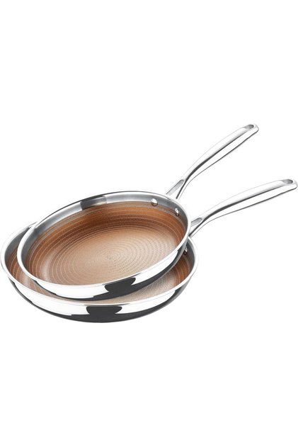 Giro Set of 2 Pans 20 cm and 24 cm Ilag Non-Stick Induction and Oven Compatible Pfas-Free