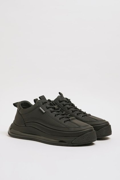 55712 Erkek Hakiki Deri Sneaker Ayakkabı