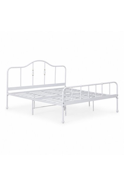 180X200 cm White Bed