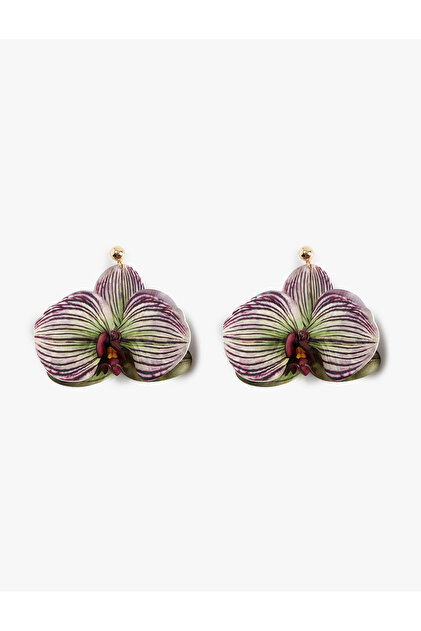 Large Size Dangle Flower Earrings