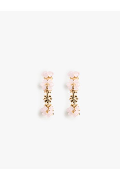 Floral Hoop Earrings