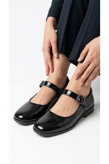 Corvik Women's Ballerina Shoes Daily Ballerina Shoes Comfortable Shoes with Buckle Belt