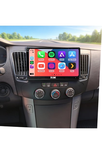 شاشة أندرويد من Roadmaster لسيارة سوناتا موديل 2008-2010 مع دعم Wireless CarPlay وAndroid Auto وكاميرا خلفية مدمجة بتقنية AHD (متوافق مع أنظمة تكييف يدوية فقط)
