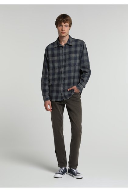 Straight Fit Men's over Dyed Denim Jean Pants