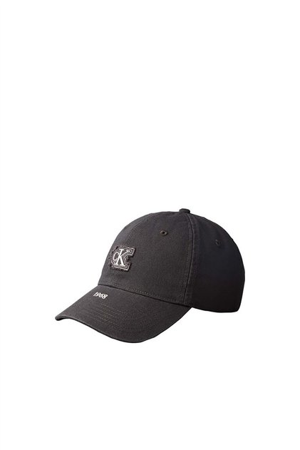 Washed Cotton Canvas Small Fraye Erkek Baseball Şapka Gri