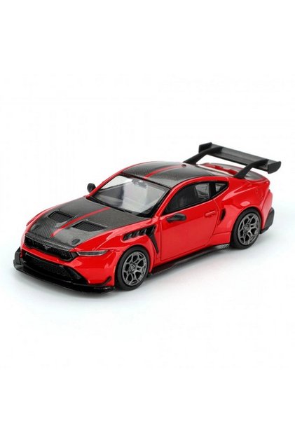 Mini Gt Ford Mustang Gtd Race Red 1/64 Diecast Collectible Model Car 7.5 cm