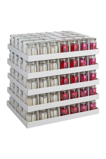 Lumânare parfumată cu capac, borcan de sticlă, 510 g