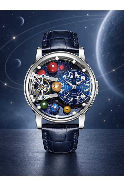 PD-1027 Limited Edition Otomatik Erkek Kol Saati - Lacivert