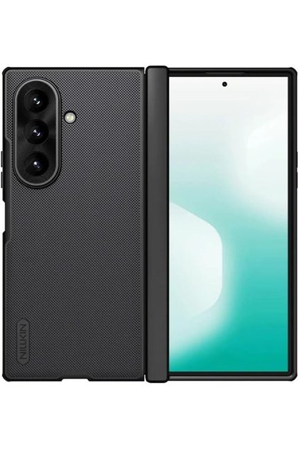 Case Compatible with Samsung Galaxy Z Fold 8 Ultra Super Frosted Shield Pro Hard Back Soft Border (PC + TPU) Shock Absorb Cover Raised Bezel Camera Protect Black Color (Samsung Z Fold 8 Ultra)