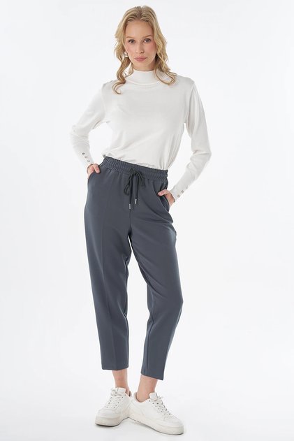 Iron Trace Comfortable Cut Trousers Anthracite