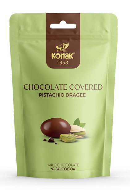 Sütlü Çikolata Kaplı Antep Fıstığı Draje 85 GR