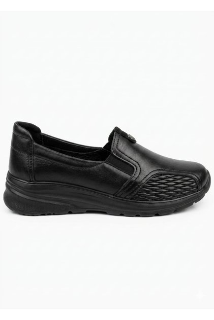 Moritto 42-K Orthopedic Genuine Leather Women's Shoes Black