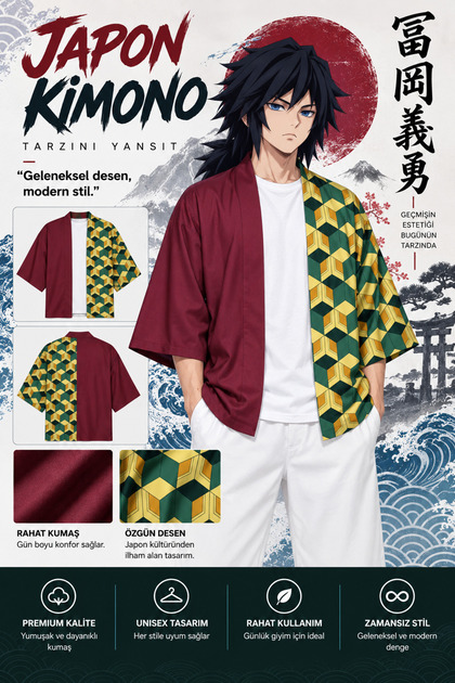 Anime Demon Slayer Kimono Kamado Nezuko Cosplay Clothing Kimetsu no Yaiba
