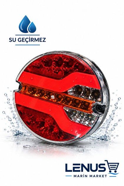 SU GEÇİRMEZ MARİN LED STOP LAMBASI TEKNE RÖMORKÜ