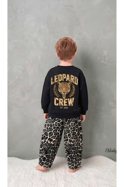 Oversize back printed sweatshirt