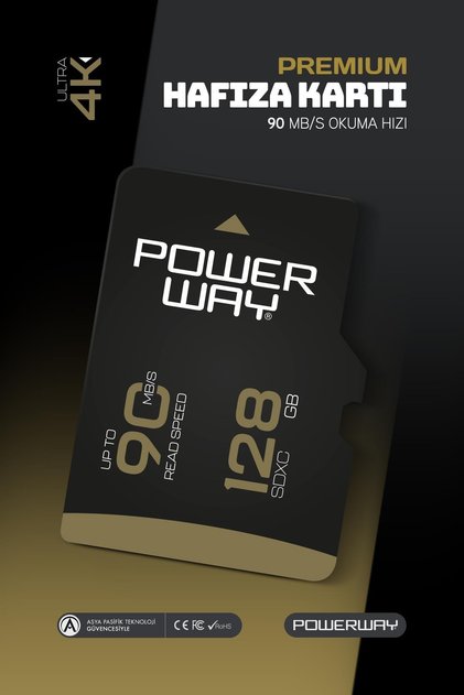 Premium 128 Gb Sdxc Uhs Class 4K Ultra Speed Memory Card + Adapter