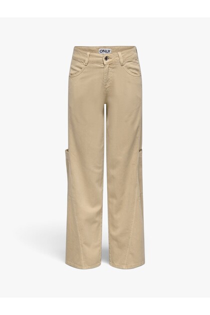 ONLPRIME HW WIDE CUT PANT CC PNT Kadın Gri Pantolon - 15338608