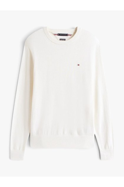 PIMA ORG CTN CASHMERE CREW NECK Erkek Sarı Kazak - MW0MW28046