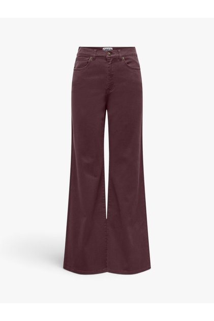 ONLMADISON-SILLE HW WIDE PANT CC PNT Kadın Kırmızı Denim Pantolon - O15376942