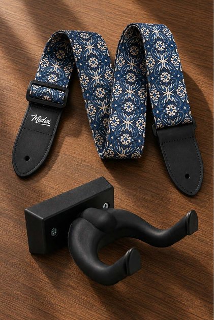 Gsr-15 Special Design Patterned Guitar Shoulder Strap 90-145 cm Length